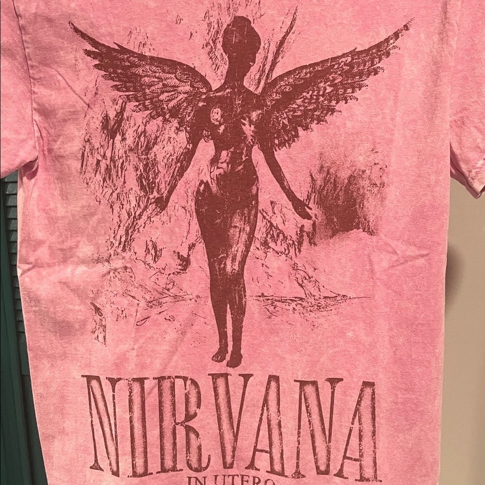 NIRVANA vintage graphic music tee In Utero Size small